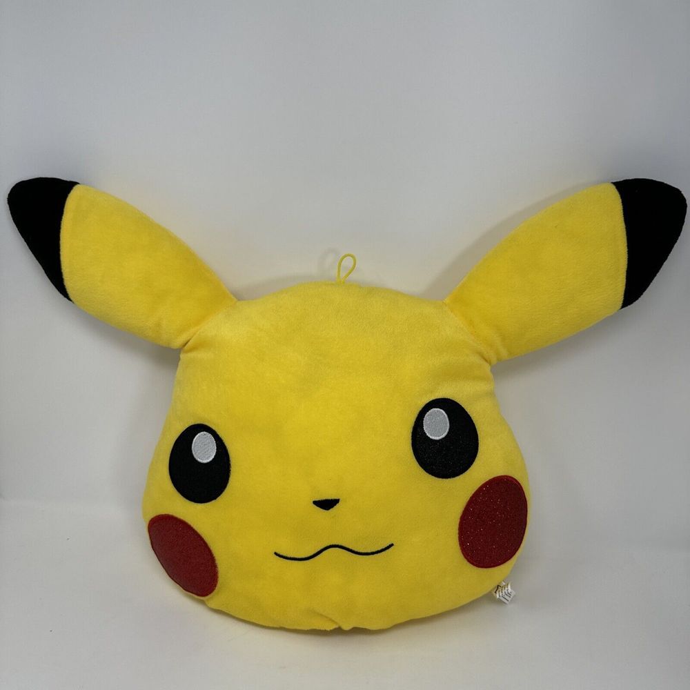 Pokemon Pikachu Plush Pillow Head Doll Plush Animal Toy Factory Glitter Cheeks‎